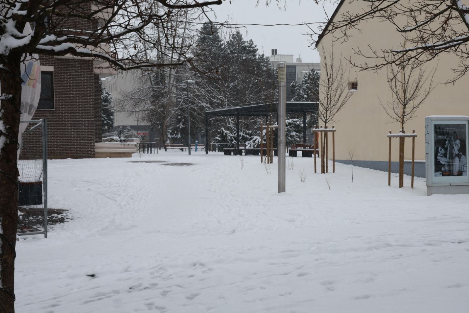 Centar grada Čakovec zima zimski uvjeti (4) Centar grada Čakovec zima zimski uvjeti (4)