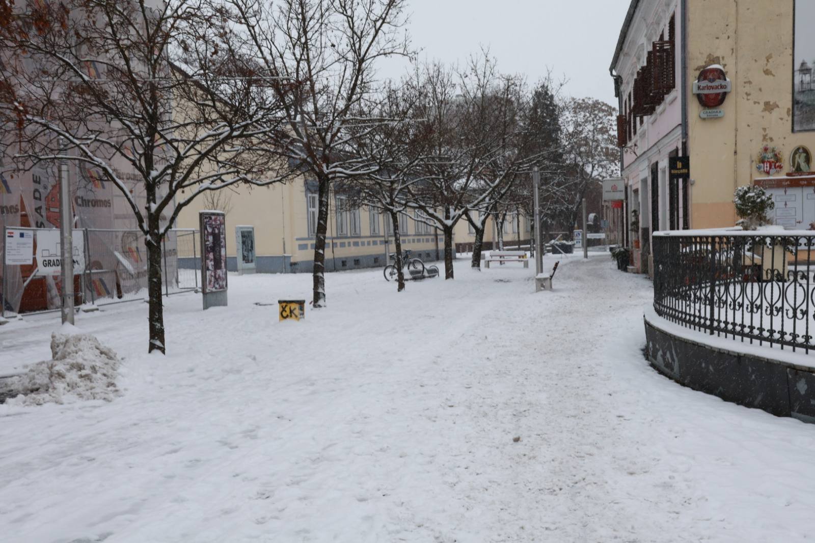 Centar grada Čakovec zima zimski uvjeti (5) Centar grada Čakovec zima zimski uvjeti (5)