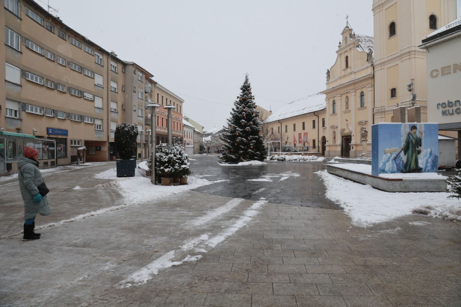 Centar grada Čakovec zima zimski uvjeti (7) Centar grada Čakovec zima zimski uvjeti (7)