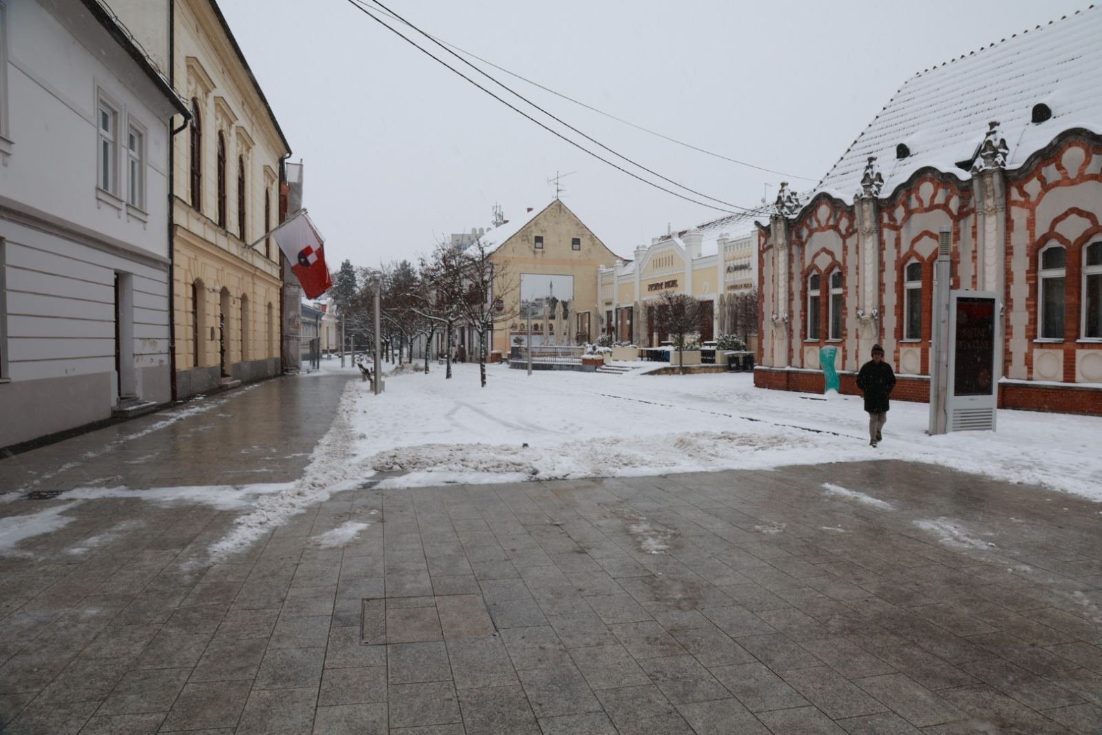 Centar grada Čakovec zima zimski uvjeti (8) Centar grada Čakovec zima zimski uvjeti (8)
