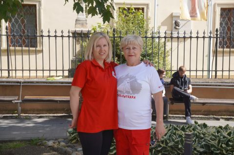 Crveni križ volonteri (11)  Đurđa Potočnjak i Miroslava Ladić