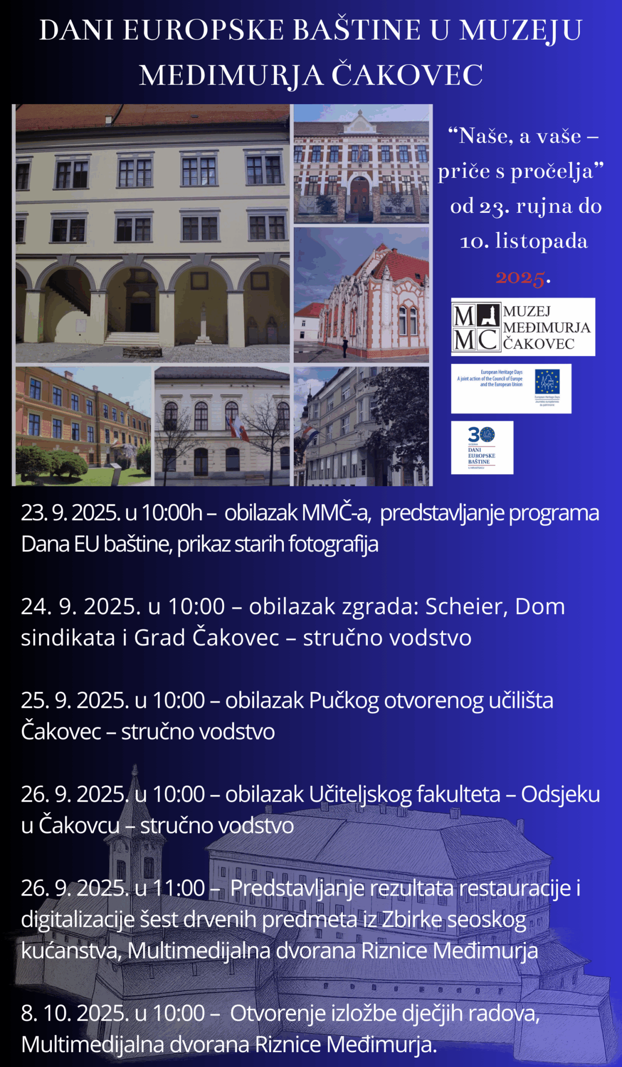 DANI EUROPSKE BAŠTINE program