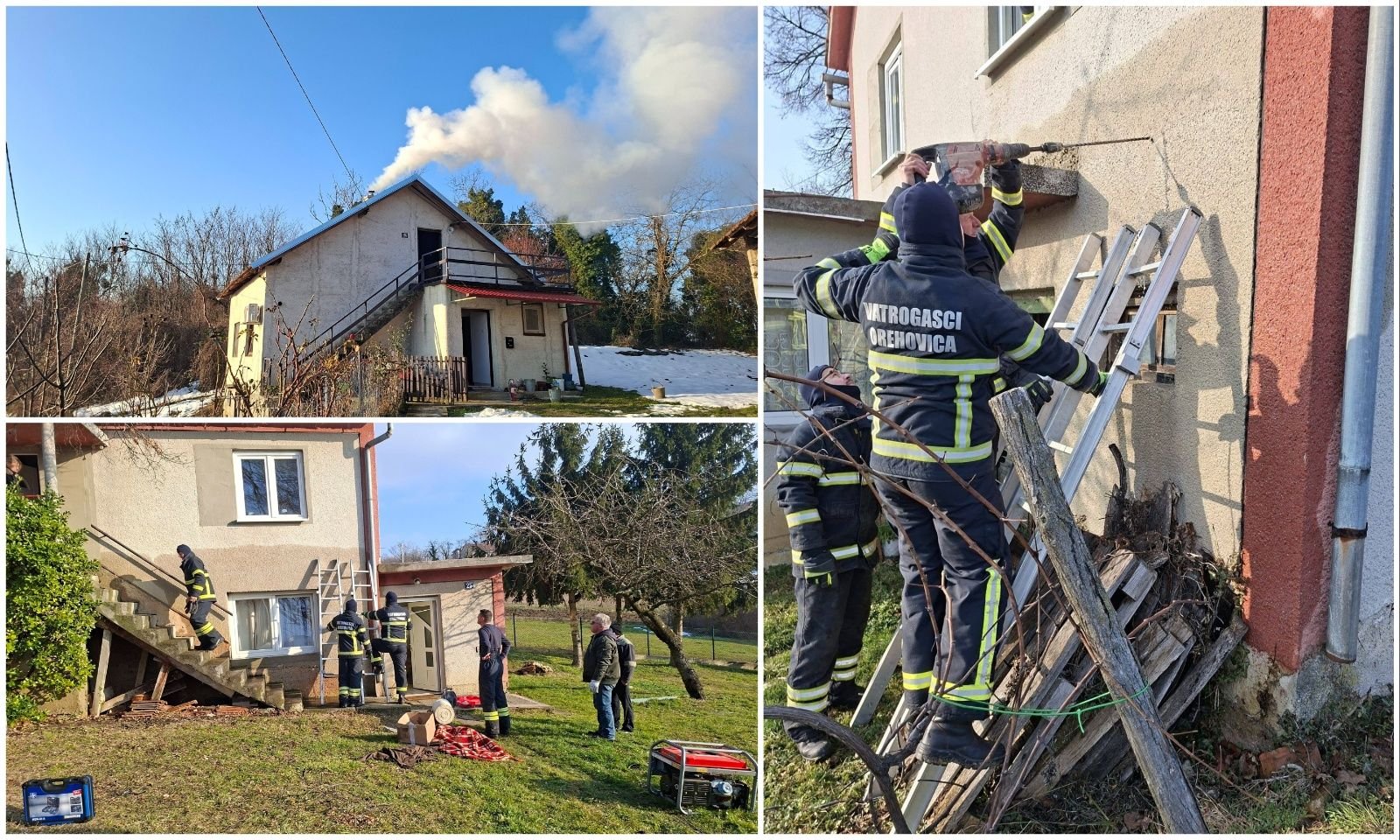 DVD OREHOVICA Dvije intervencije u jednom danu – požar dimnjaka i poplavljeni objekt (10)
