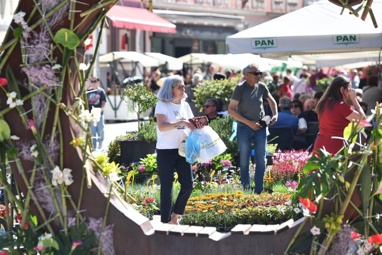 Čakovec: Atmosfera na proljetnom sajmu u centru grada
