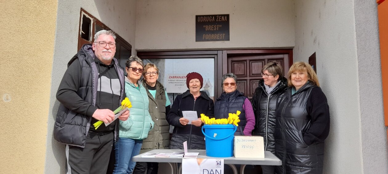 Dan narcisa Podbrest (1) Udruga žena Brest i ove je godine, u suradnji s Općinom Orehovica i Udrugom Sport za Sve Orehovica, aktivno sudjelovala u Danu narcisa, humanitarnoj akciji posvećenoj prevenciji raka dojke.
