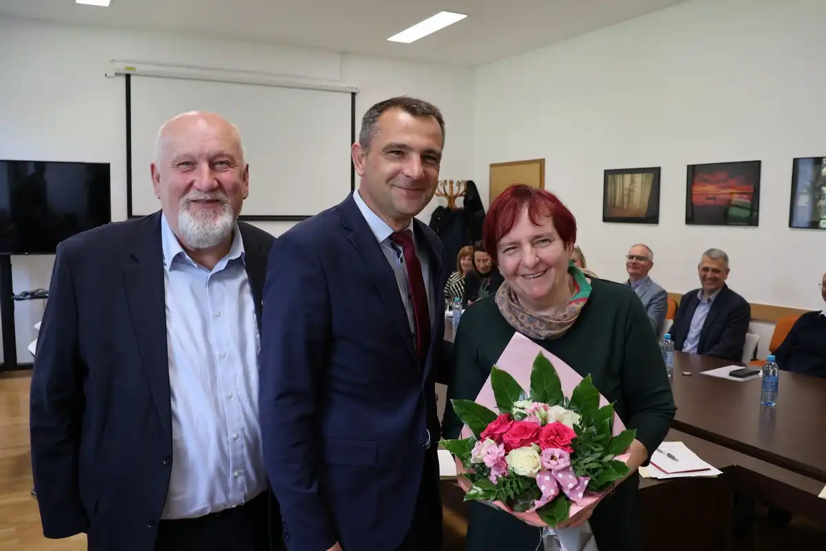 Danica Holcinger, Josip Grivec i Matija Posavec