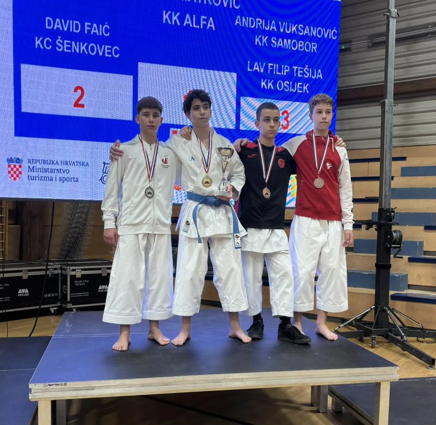 David Faić- srebrna medalja David Faić- srebrna medalja