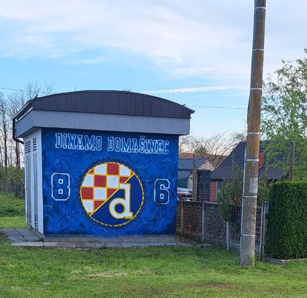Dinamo dobio mural u Domašincu – navijačka strast pretvorena u umjetnost (1)