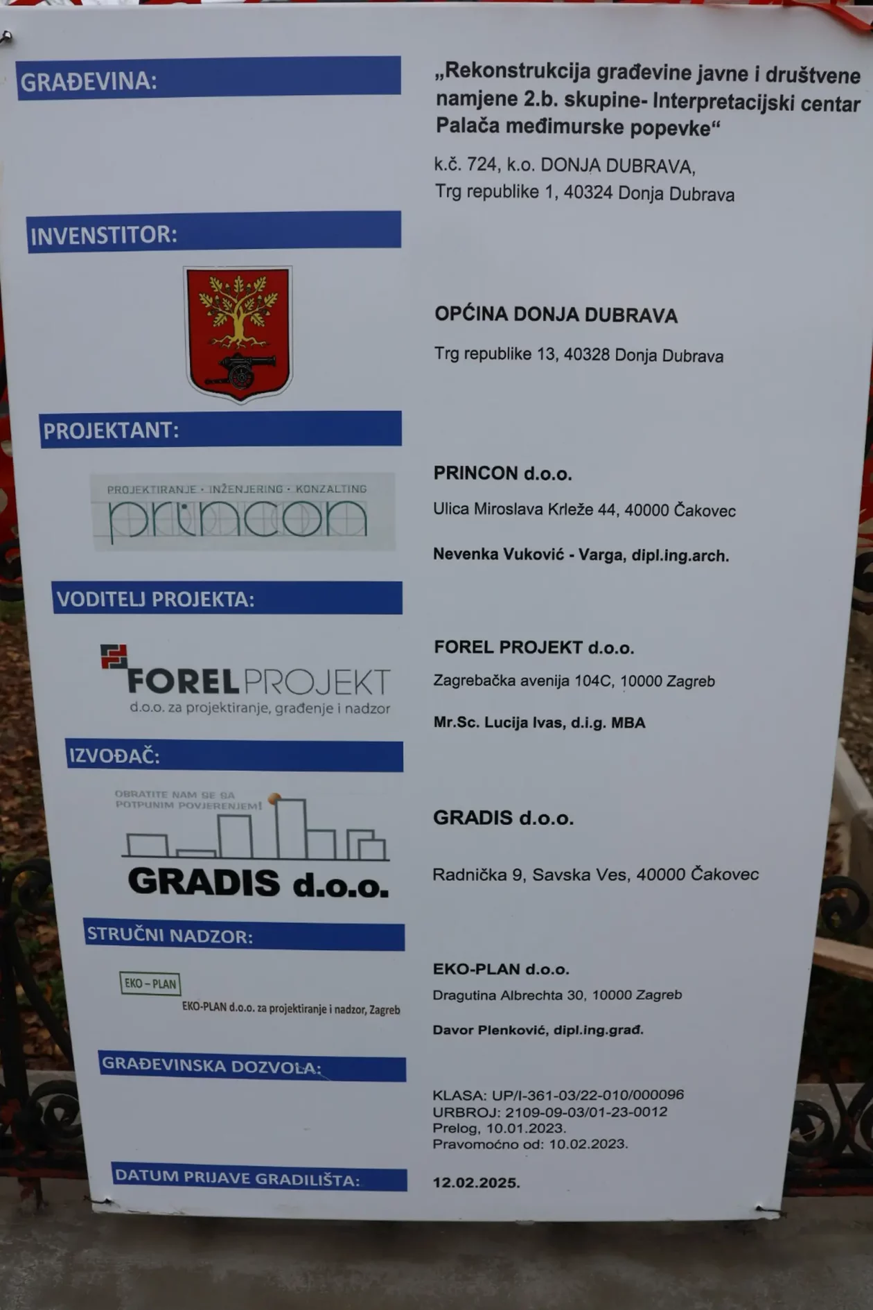 Donja Dubrava, Palača međimurske popevke, obnova, 29.11.2025 (13)