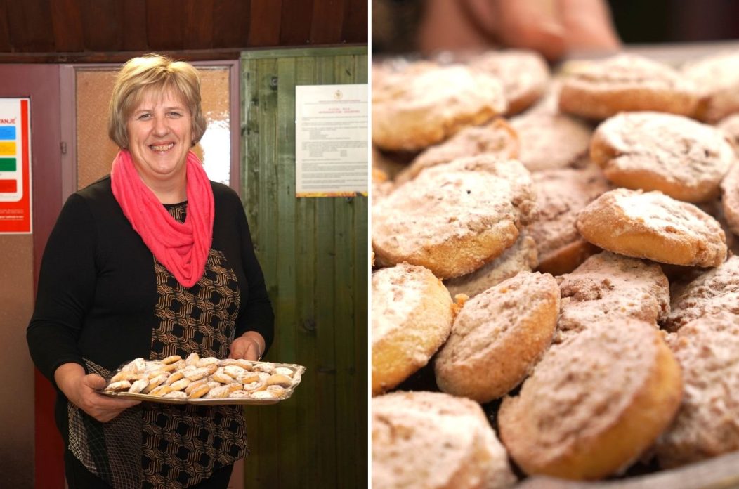 Draženka Cikač pužići s orasima i rumom kolači