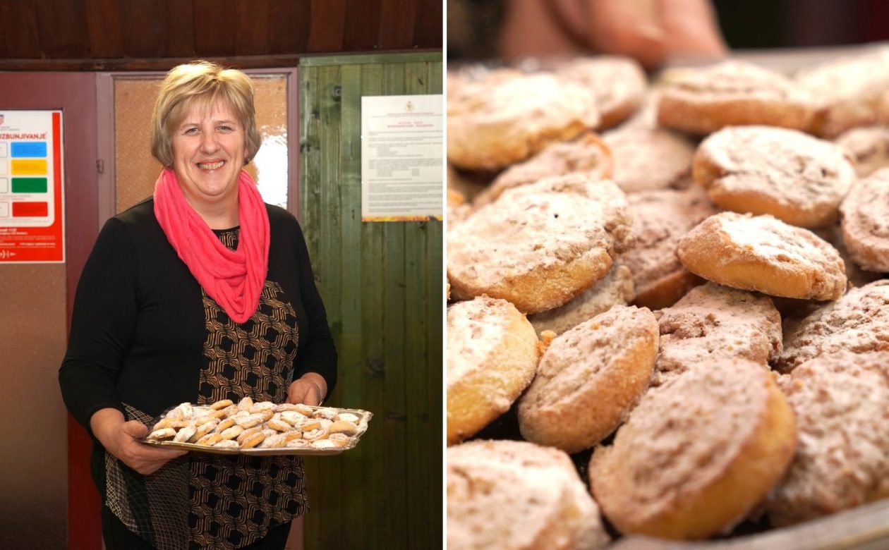 Draženka Cikač pužići s orasima i rumom kolači