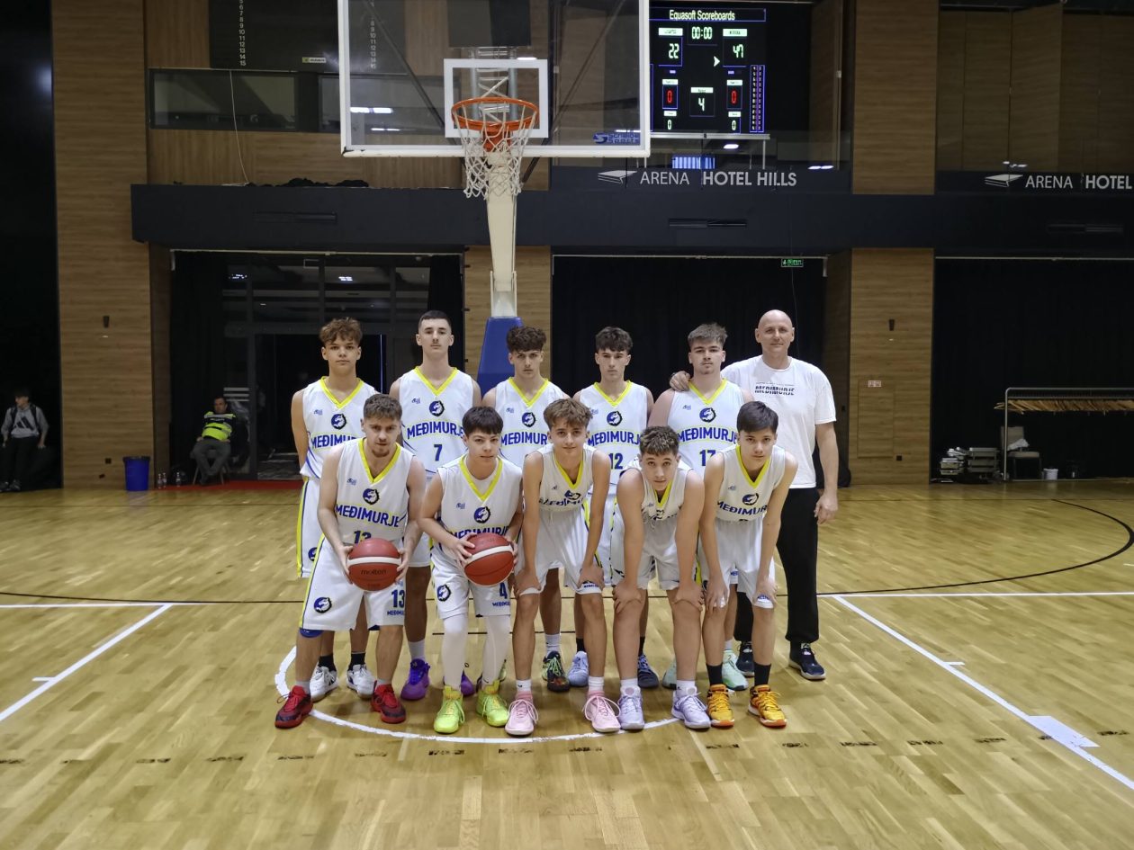 Ekipa U16 Međimurja I koja je igrala u Sarajevu