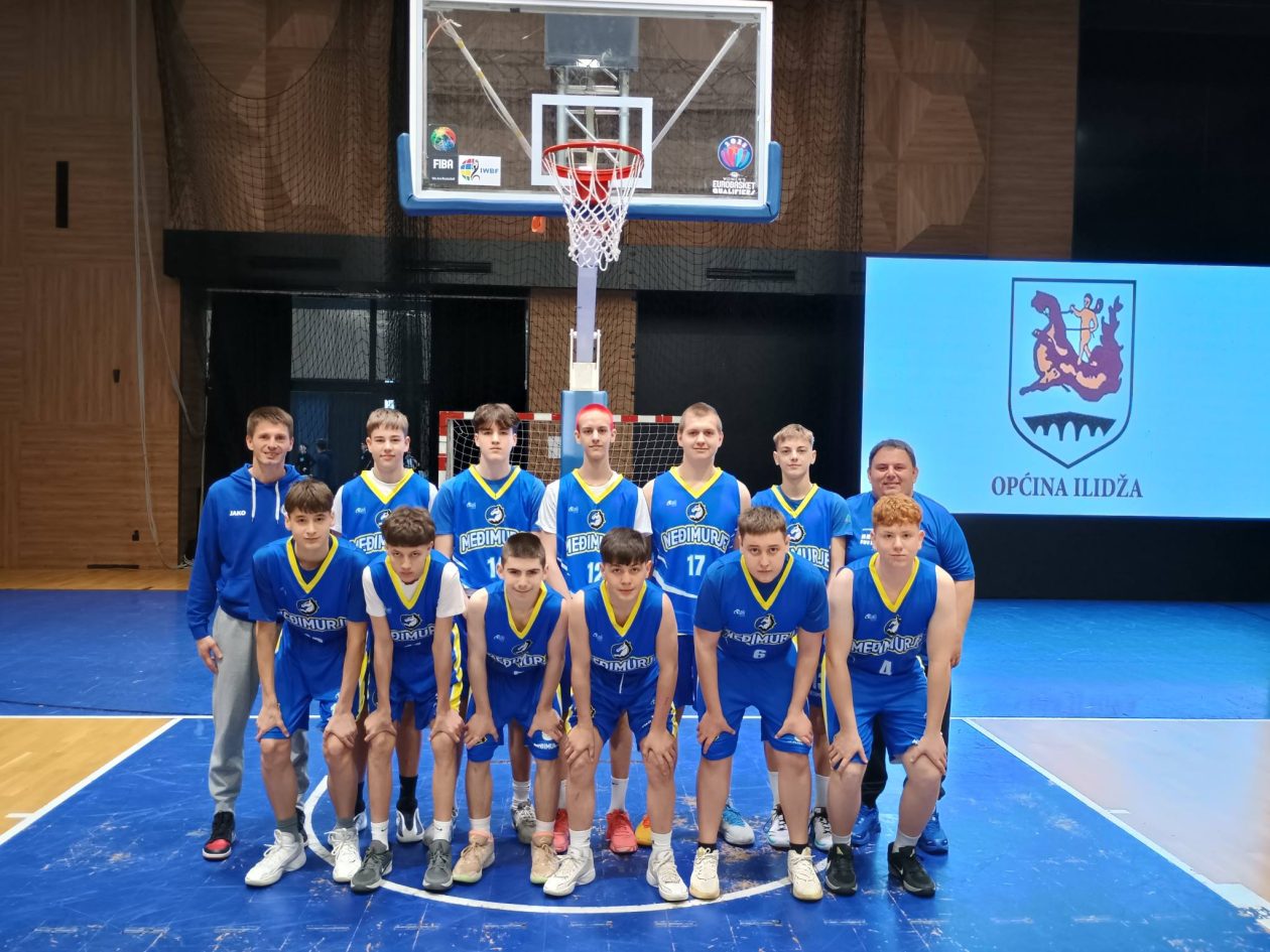 Ekipa U16 Međimurje II koja je igrala u Sarajevu