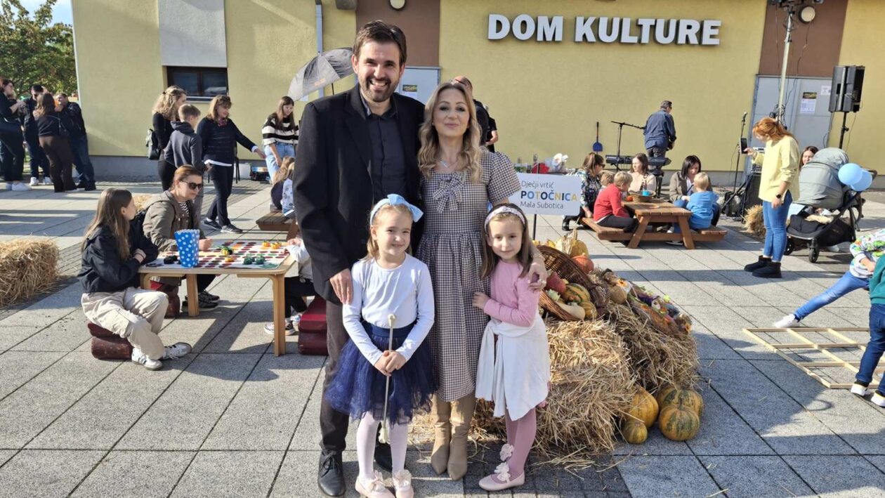 Valentino Škvorc i obitelj