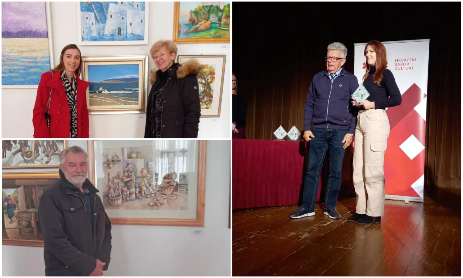 FOTO 40. susret likovnih stvaralaca Nagrađeni međimurski umjetnici na izložbi u Gackom pučkom otvorenom učilištu (10) FOTO 40. susret likovnih stvaralaca Nagrađeni međimurski umjetnici na izložbi u Gackom pučkom otvorenom učilištu (10)