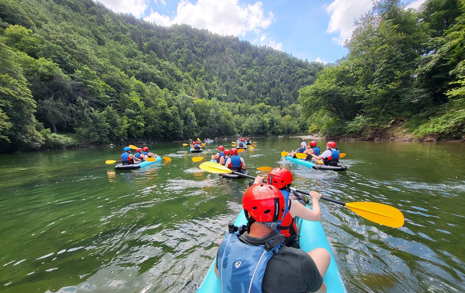 FOTO Raftingom na Kupi članovi Labuda započeli pripreme za Lov na labuđe pero (11)