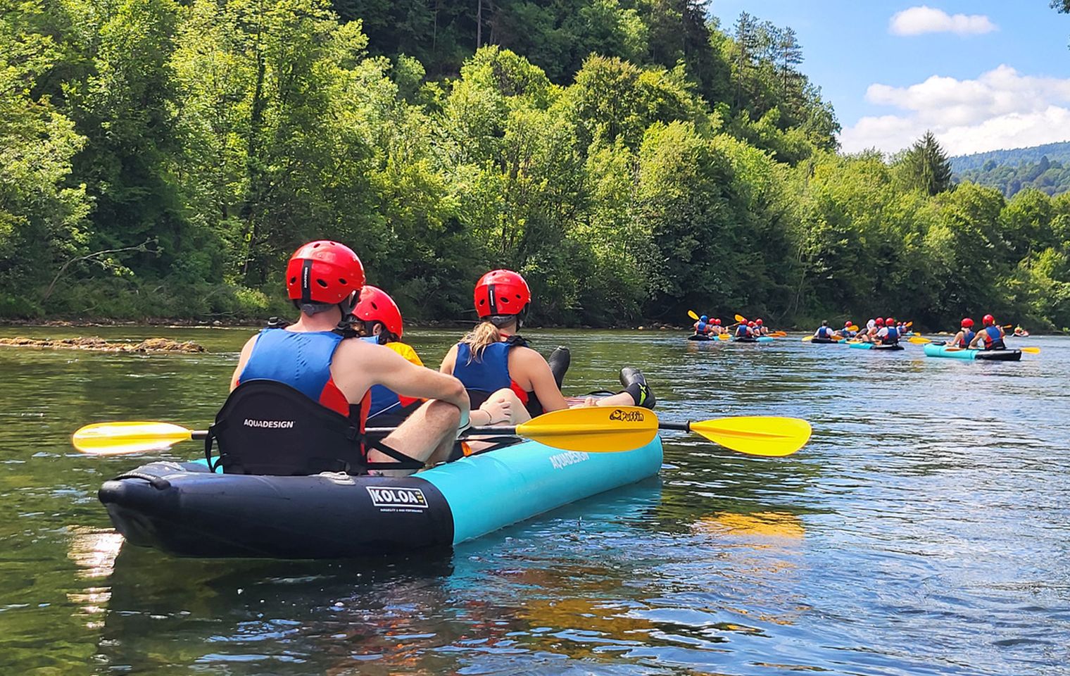 FOTO Raftingom na Kupi članovi Labuda započeli pripreme za Lov na labuđe pero (12)