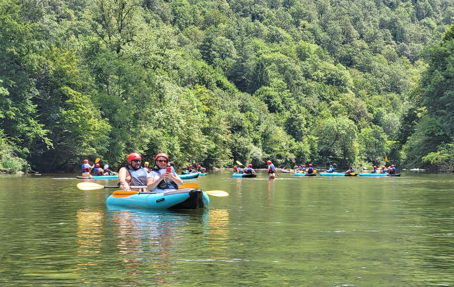 FOTO Raftingom na Kupi članovi Labuda započeli pripreme za Lov na labuđe pero (16)
