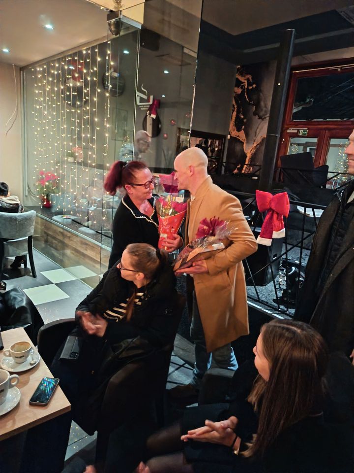 Filip Ude čestita rođendan Sanji Delladio