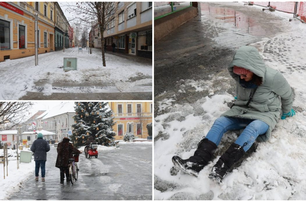 Centar grada Čakovec zima zimski uvjeti (3) Centar grada Čakovec zima zimski uvjeti (3)