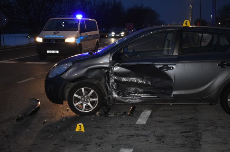 Sudar prometna nesreća južna obilaznica Čakovec