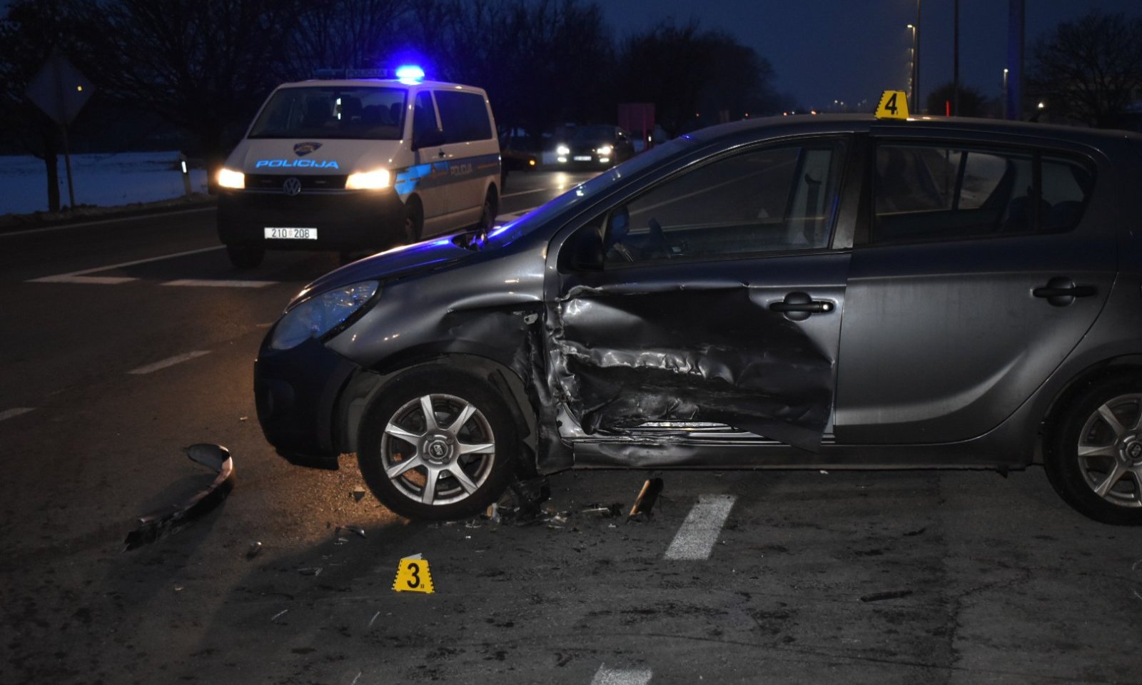 Sudar prometna nesreća južna obilaznica Čakovec