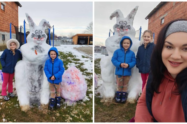 Snjegović zeko zec Snjegović zeko zec
