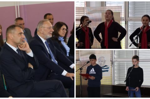 Božinović posjet školi Božinović posjet školi
