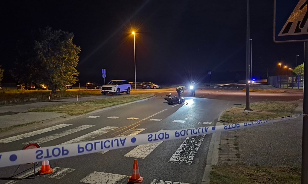 Mala Subotica prometna nesreća  skuter motociklist Haix