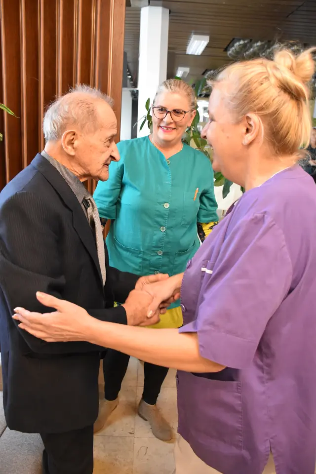Franjo Karlovčec, 103. rođendan, Dom za starije, Zaveščak, Selnica (2)