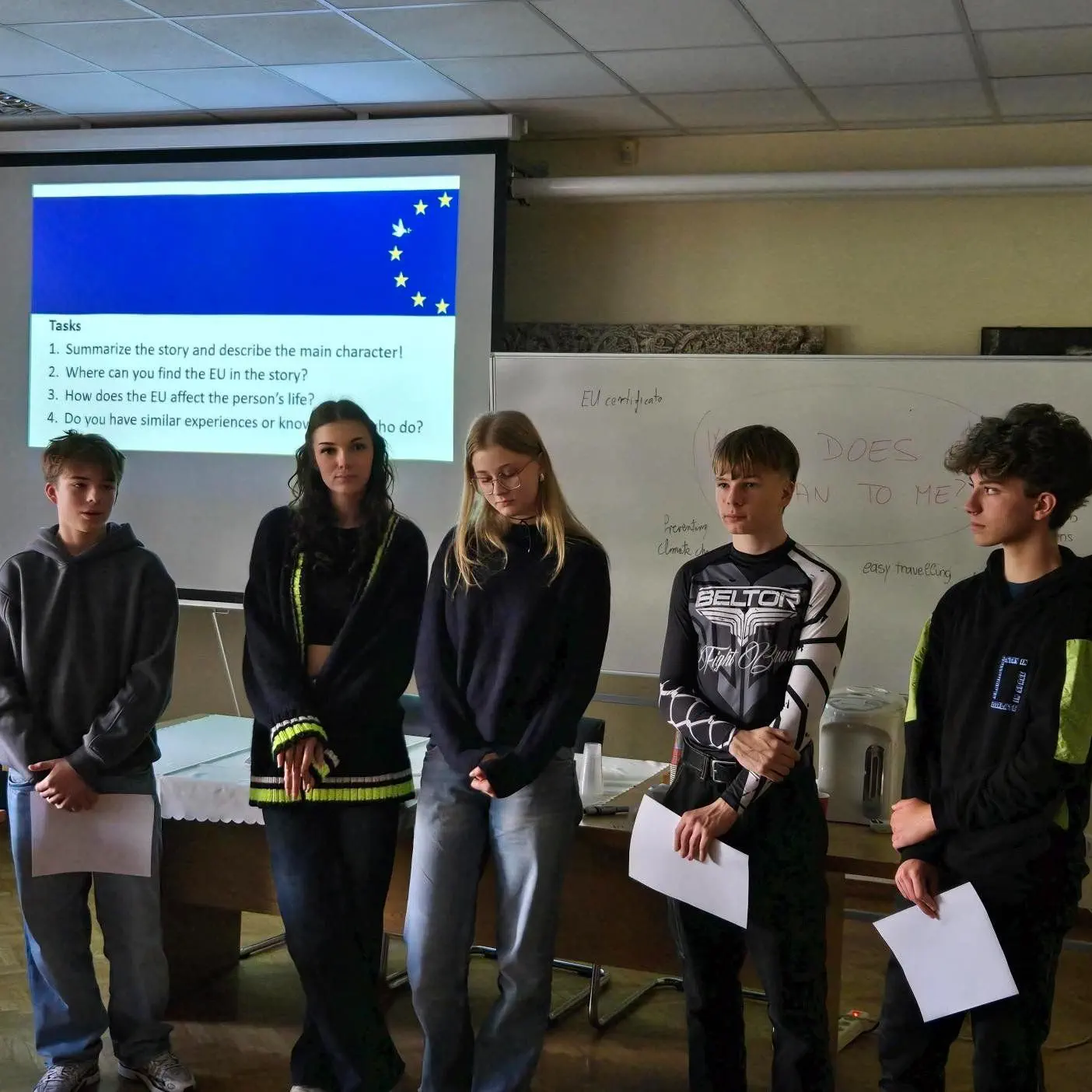 GIMNAZIJA JOSIPA SLAVENSKOG Susret s prijateljima iz Zamościa Razgovori o mekim vještinama i europskim temama (5)