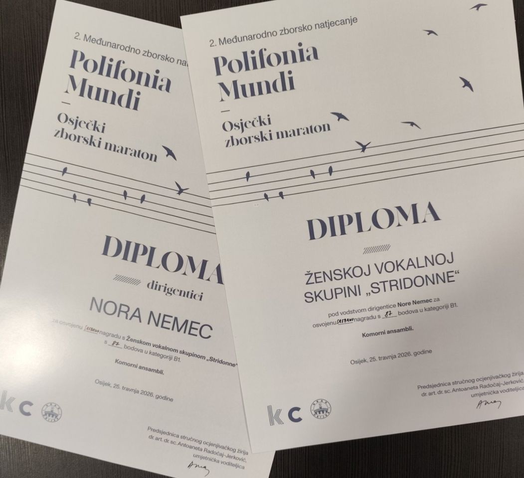 GLAZBENI USPJEH Stridonne iz Štrigove osvojile srebro u Osijeku (8)