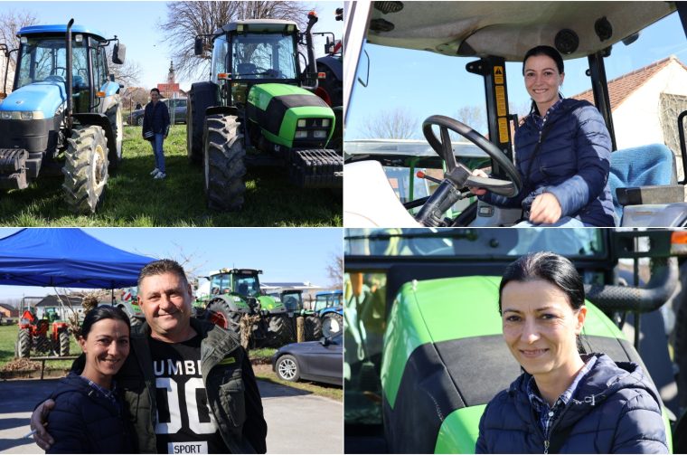 Gordana Kos naslovna Donji Pustakovec traktor