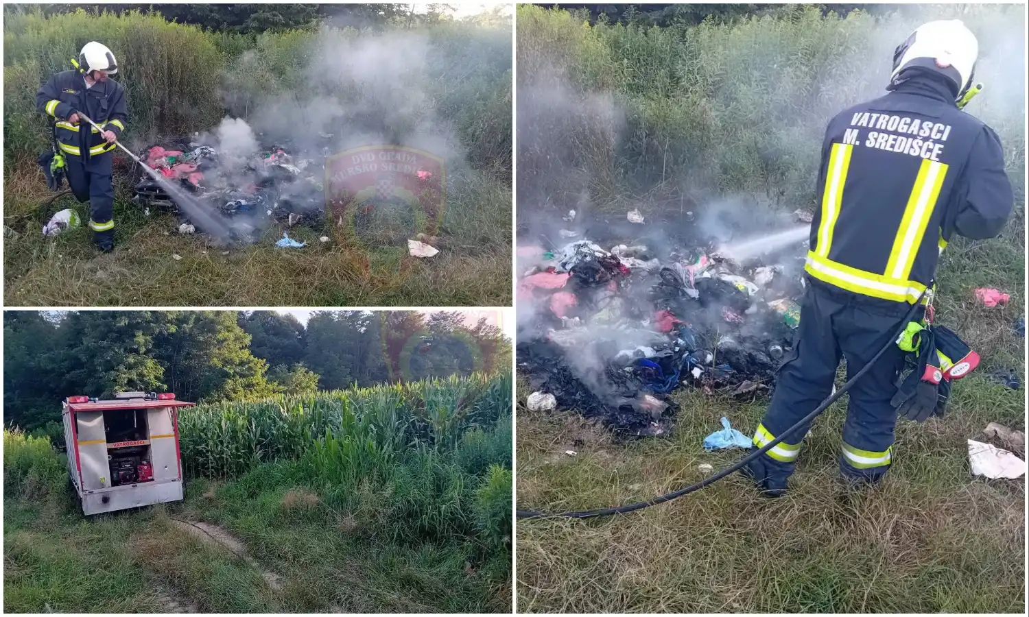 Gorjelo smeće u Štrukovcu (4)