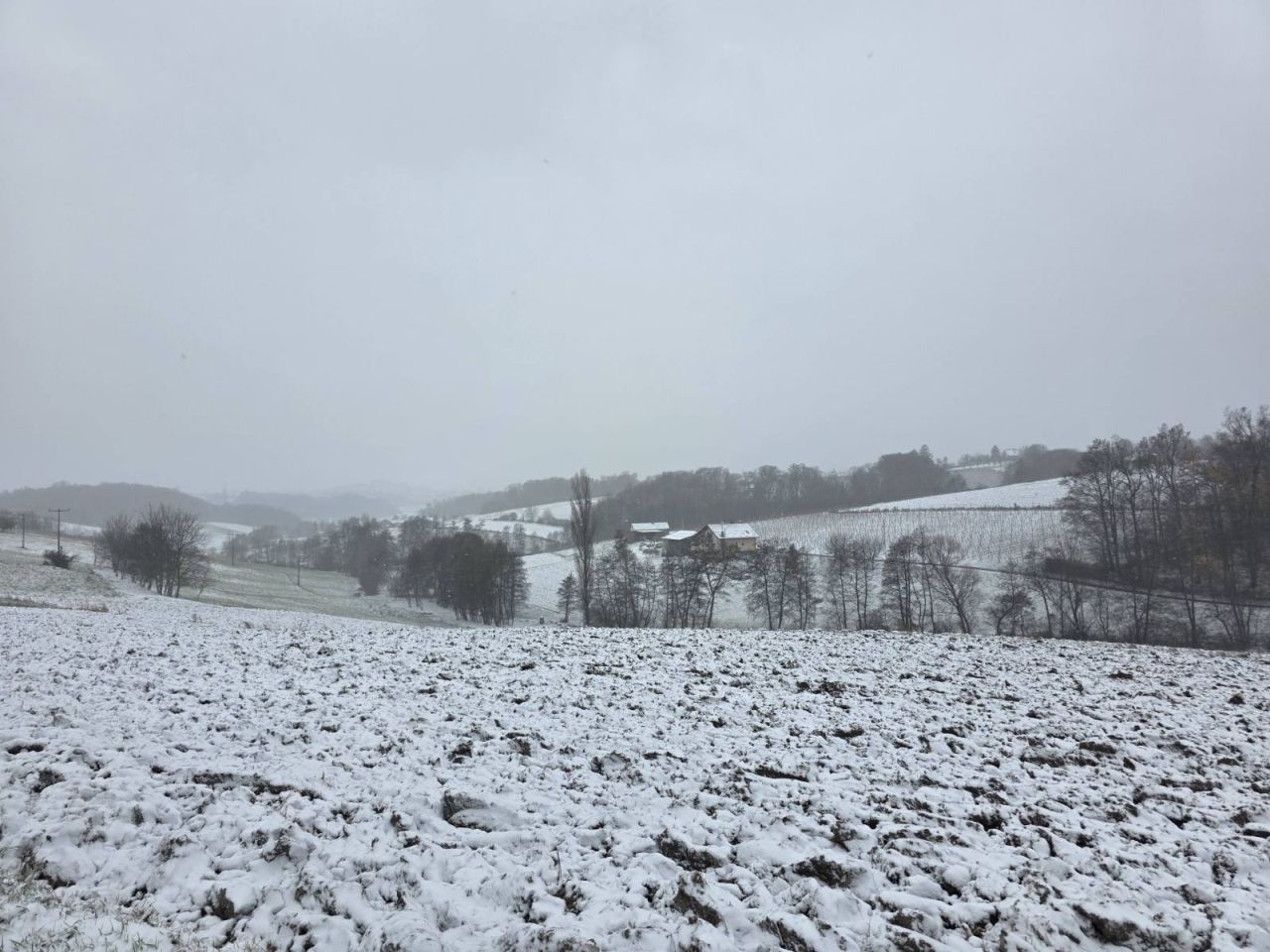 Gornje Međimurje, snijeg, pahulje 2025 zima (17)