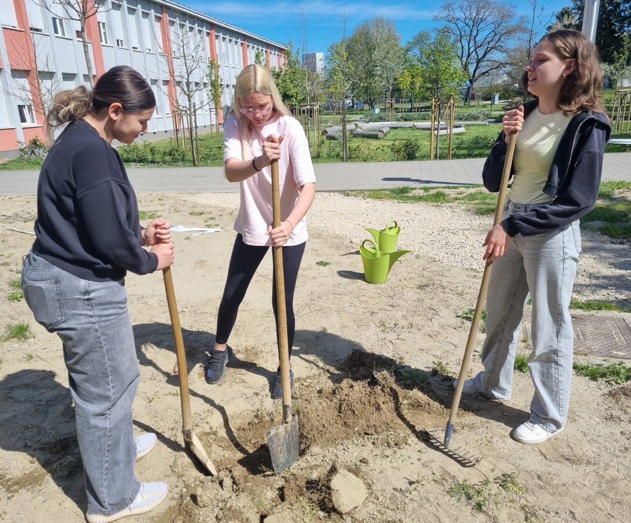 Gospodarska škola Čakovec sadnja stabla (7)
