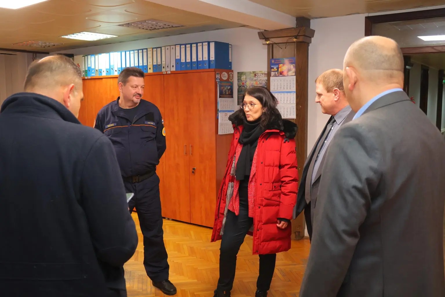 Gradonačelnica Ljerka Cividini i župan Matija Posavec obišli žurne službe tijekom novogodišnje noći (5) Gradonačelnica Ljerka Cividini i župan Matija Posavec obišli žurne službe tijekom novogodišnje noći (5)