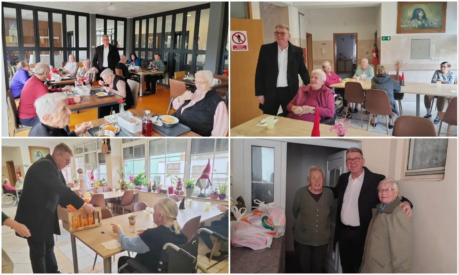 Gradonačelnik Srpak u posjeti domovima za starije i nemoćne Gradonačelnik Srpak u posjeti domovima za starije i nemoćne