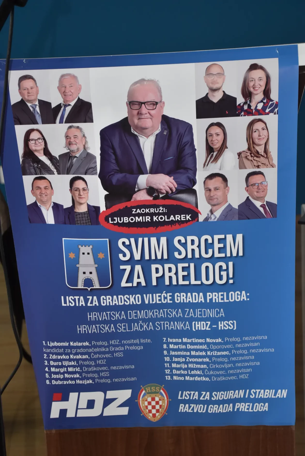 HDZ, lokalni izbori, Prelog, Ljubomir Kolarek (1)
