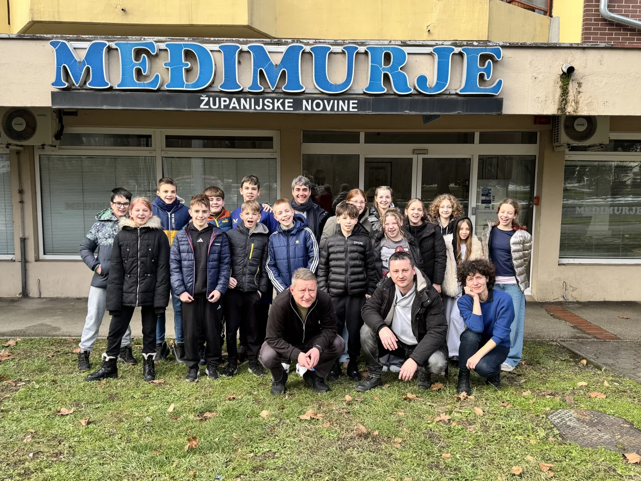 III OŠ Čakovec posjet List Međimurje (1)