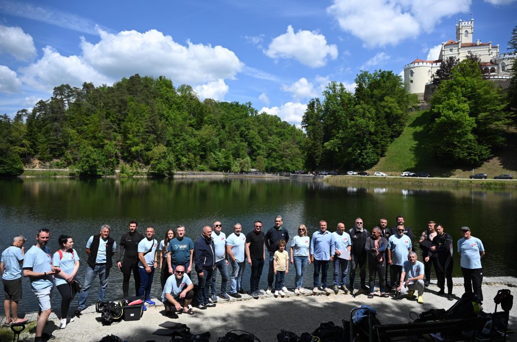 EKO AKCIJA U TRAKOŠĆANU Ronioci čistili jezero i okoliš uz sudjelovanje brojnih klubova