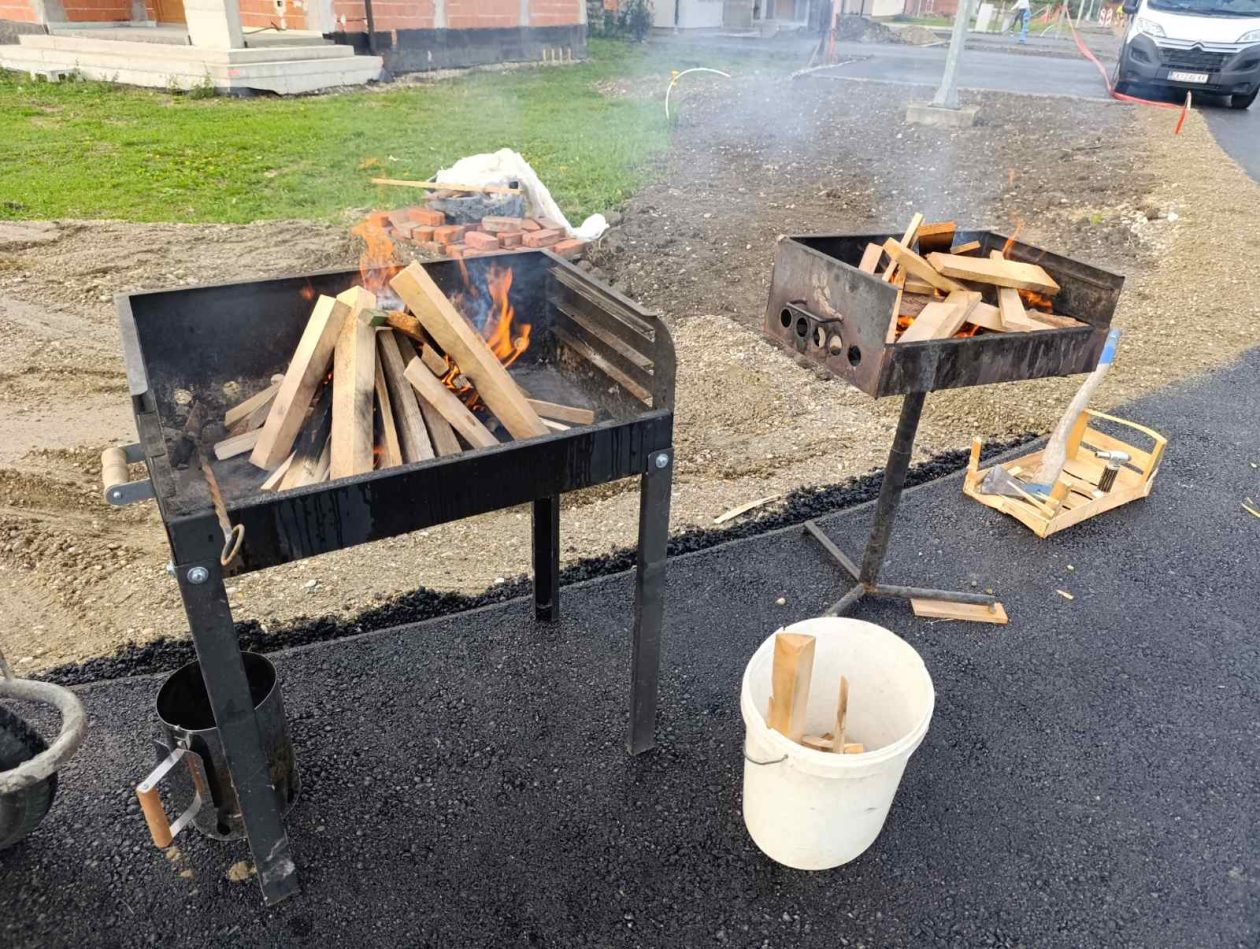 asfalt zelena ulica Draškovec