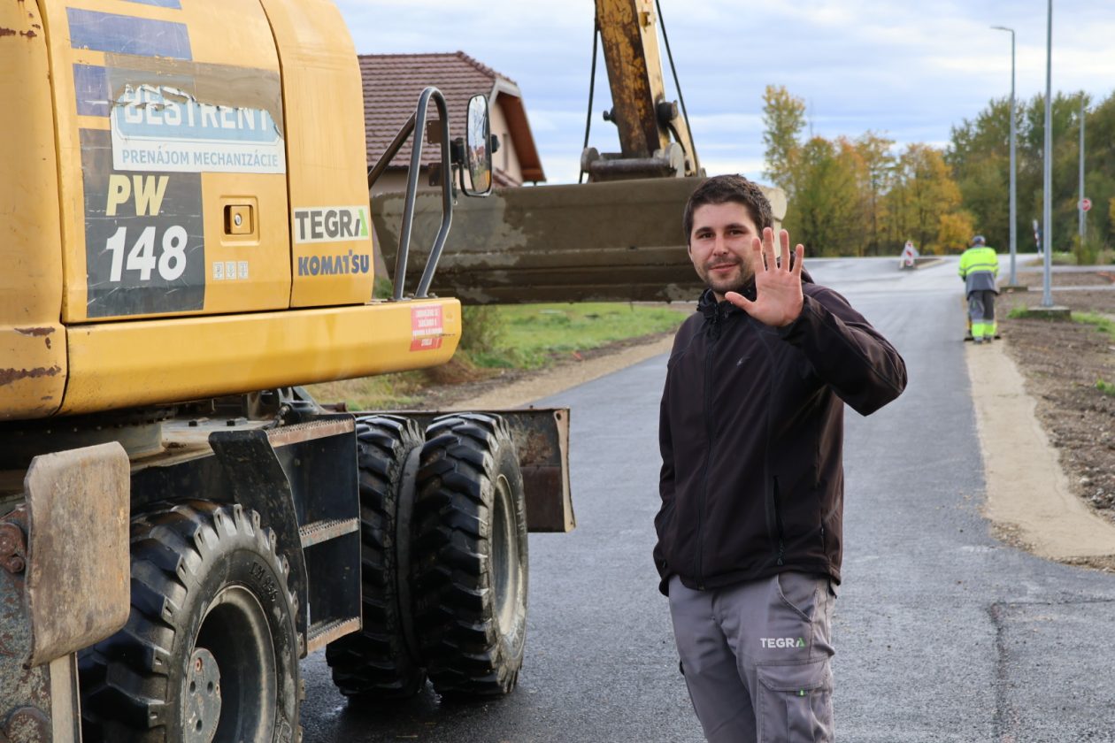 asfalt zelena ulica Draškovec