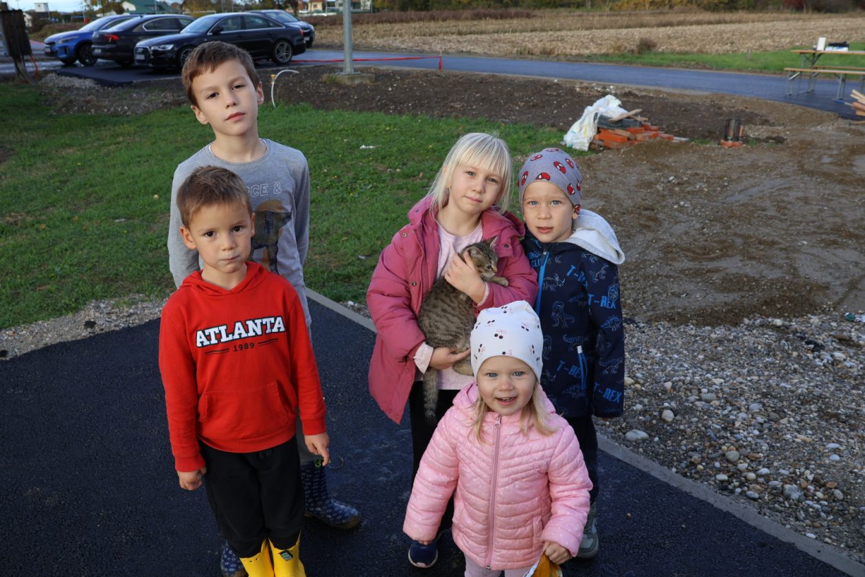 asfalt zelena ulica Draškovec