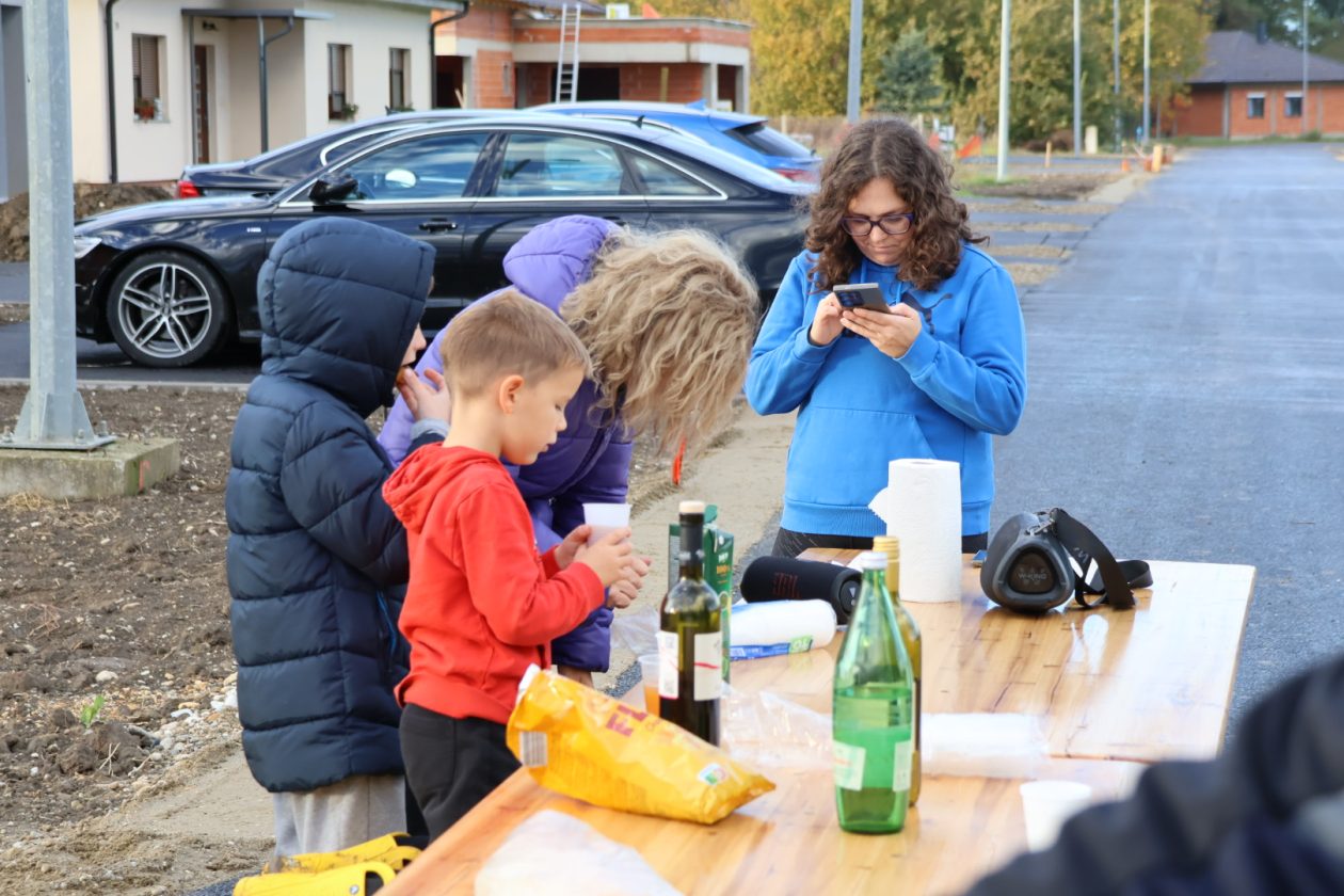asfalt zelena ulica Draškovec