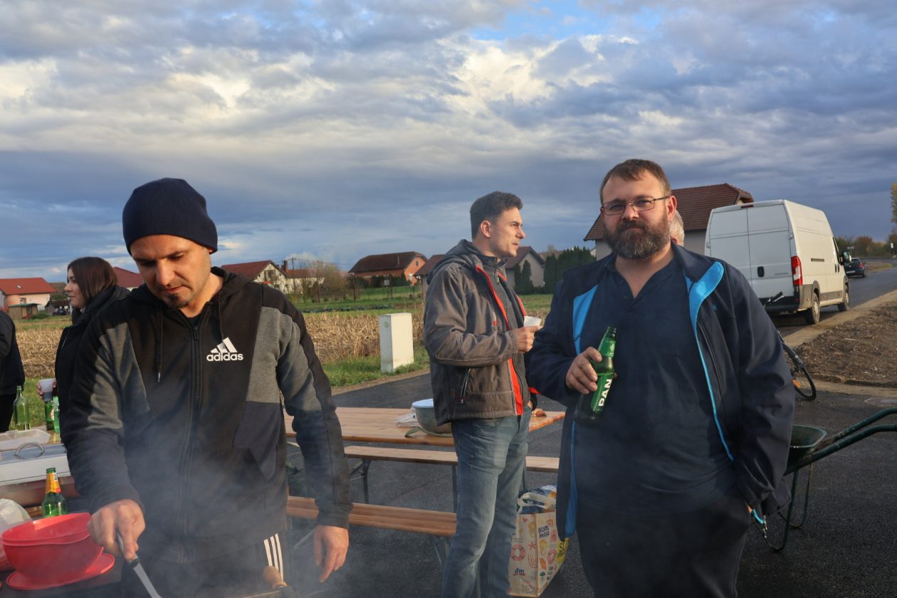 asfalt zelena ulica Draškovec