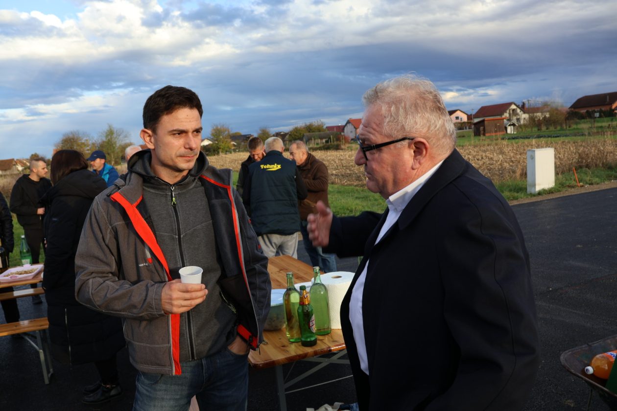 asfalt zelena ulica Draškovec