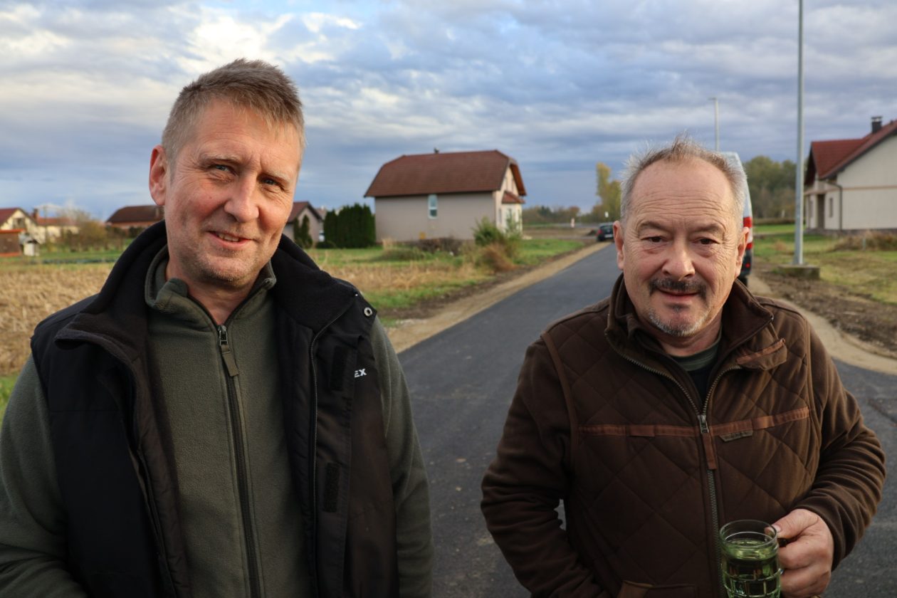 asfalt zelena ulica Draškovec