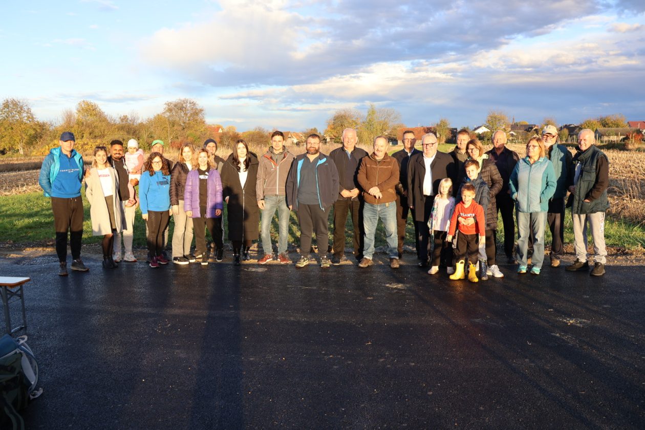 asfalt zelena ulica Draškovec