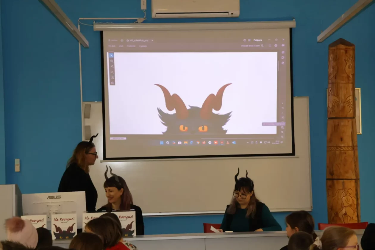 Ide Krampus, krampus, sveti nikola, prelog, KIČ Prelog, slikovnica, 5.12.2025 (13)